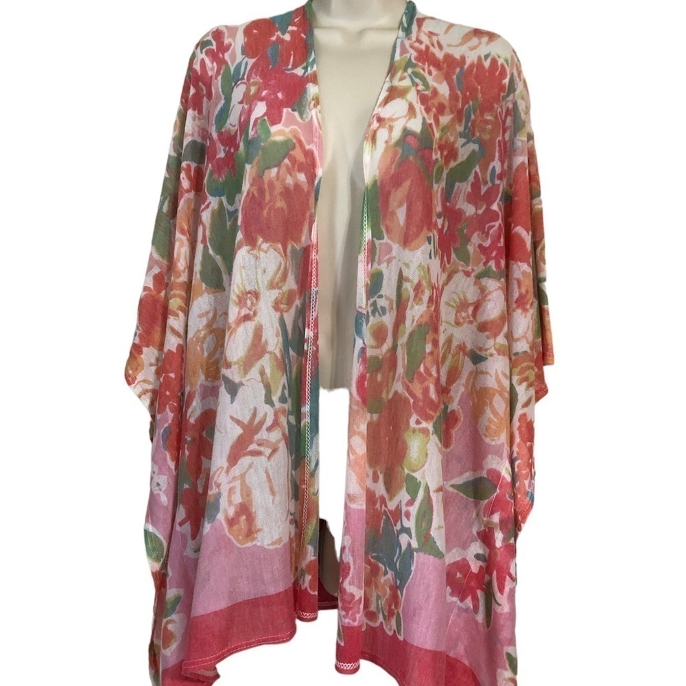 Lightweight kimono style cover up m/l